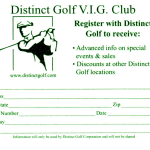 VIG Club registration form preview